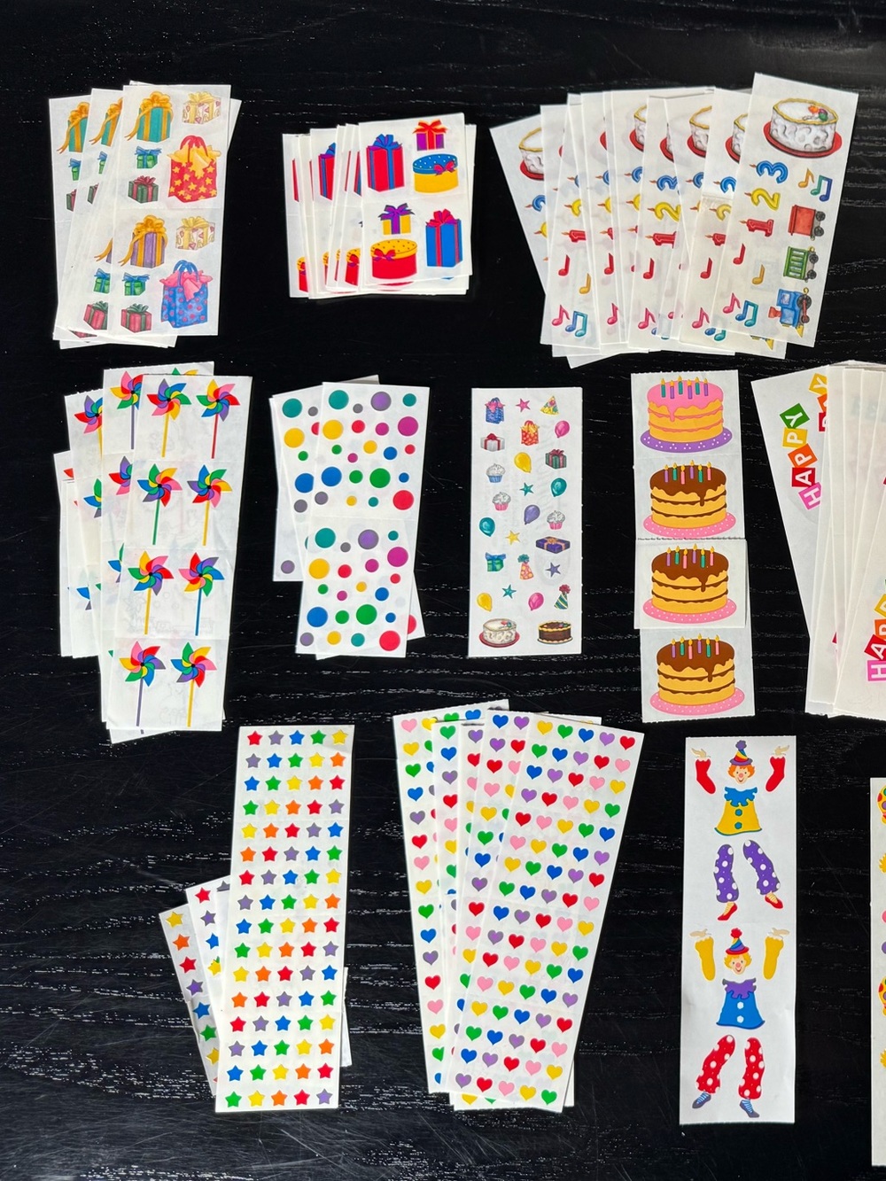 Creative Memories 90+ Sticker Lot Scrapbook Celebrate-Birthdays-Cake-Balloons - Picture 3 of 10